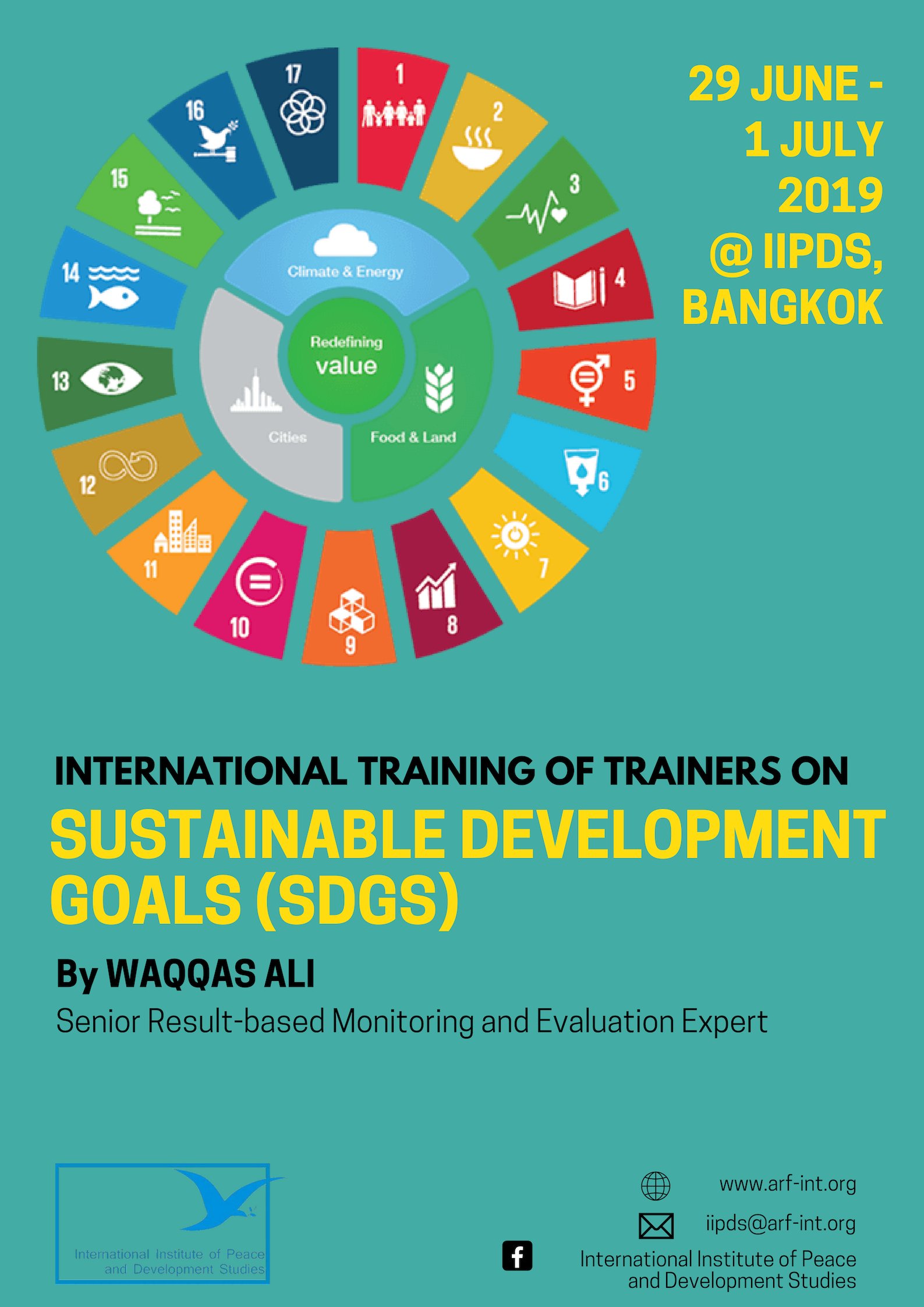International Training of Trainers on Sustainable Development Goals (SDGs)